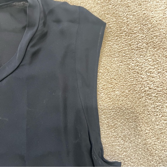 Acrobat black sleeveless blouse, size L - Picture 5 of 9